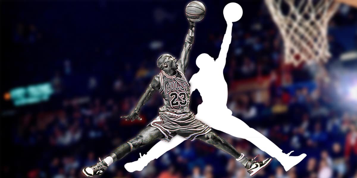How did Michael Jordan get his logo?