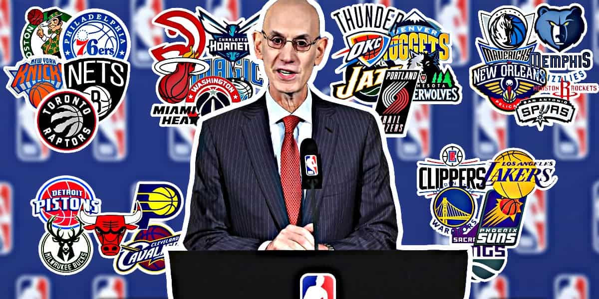 What are the 6 NBA divisions?